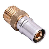 Муфта із зовнішньою  різьбою прес APE ITALY AP 101 1/2″х16