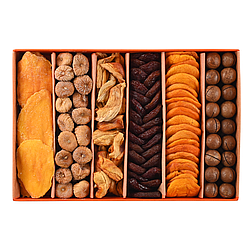 Подарунковий набір з сухофруктами та макадамією Classic big №6