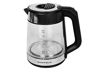 Скляний чайник Grunhelm EKG-2320 2 л електричний з підсвічуванням