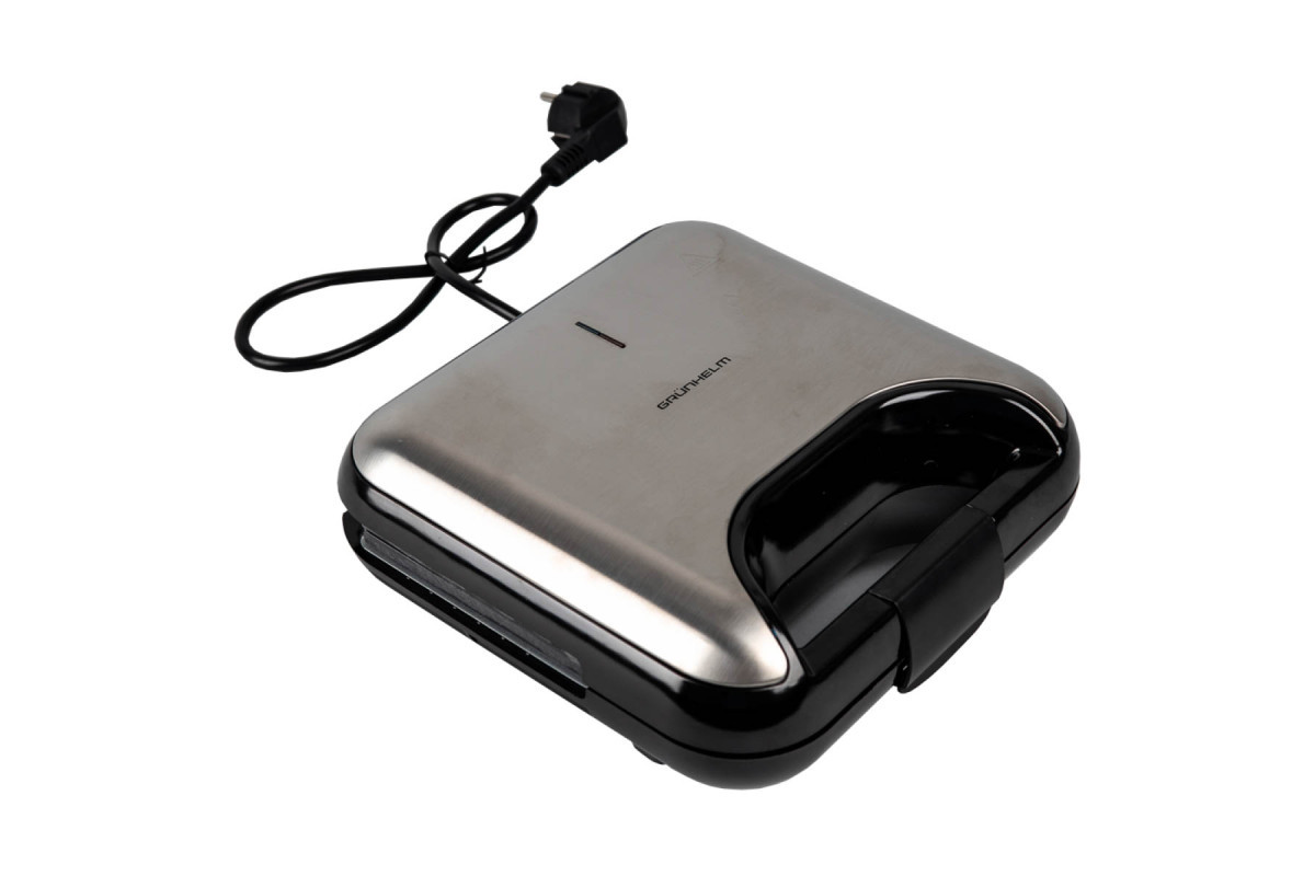 Вафельниця універсальна GRUNHELM GSM840 800 Вт мультипекарь сендвічниця з антипригарними панелями, фото 1