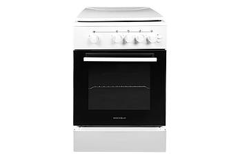 Газова плита Grunhelm G4FM5611W 4 конфорки біла духовка 54 л електропідпал комфортна плита