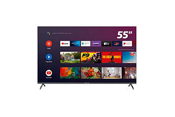 Телевізор LED Grunhelm Q55UN701-GA11V 55" Android 11, 4K UHD з VA панеллю для дому