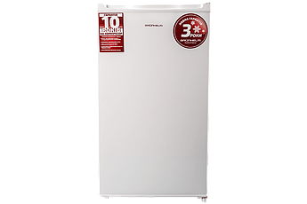 Однодверний холодильник Grunhelm VRH-S85M48-W білий компактний об’єм 90 л для кухні