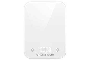Кухонні ваги Grunhelm KES-035LW до 5 кг з дисплеєм, точний вимір ваги продуктів