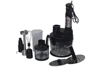 Стаціонарний блендер Grunhelm EBS-1000MC, 1000 Вт  багатошвидкісний комбайн для кухні