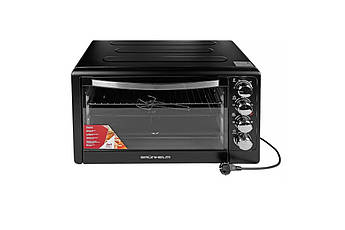 Настільна духова шафа Grunhelm GN50ARC, 50 л електрична піч з грилем і конвекцією, 2200 Вт