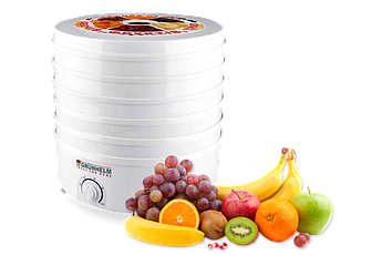 Сушарка для овочів та фруктів Grunhelm BY1162  компактний сушильний апарат, 520 Вт