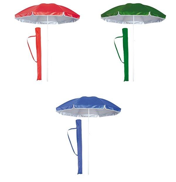 Парасолька пляжна Колір: ОДНОТОННИЙ МІКС (СПІЦИ ПЛАСТИК) 2 м 100PS (1 витончений.=12шт.) (ТОЛЬКО ЯЩИКОМ), фото 1