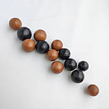 Цукерки Кульки асорті з класичного чорного шоколаду 70,3% та молочного шоколаду 33,6% крафтове виробництво 270 грам, фото 3