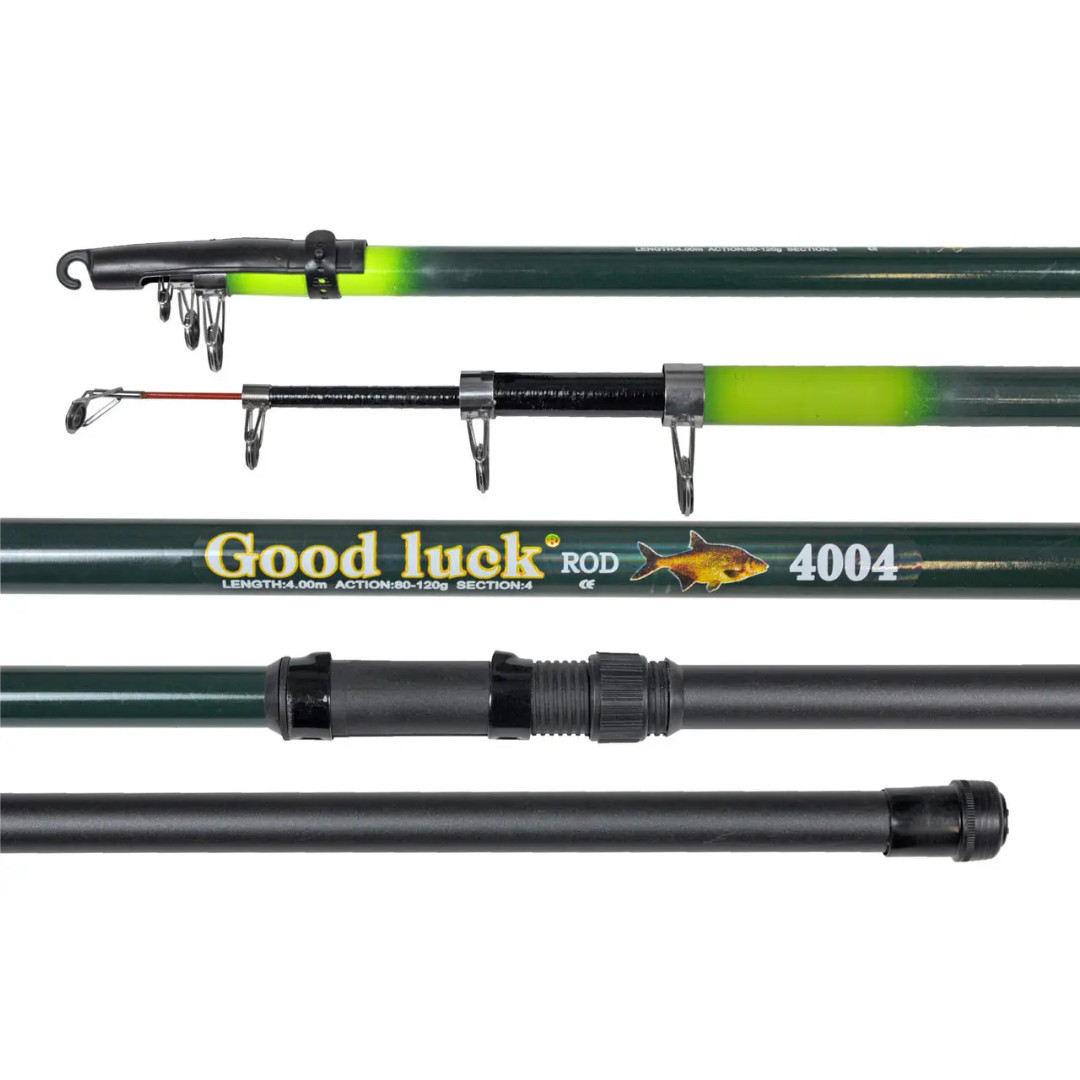 Вудка GOODLUCK Green з кільцями 4м BOLO