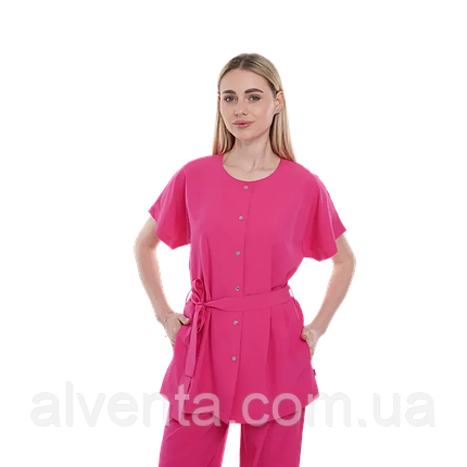 Медична куртка Ямайка, Малина (легка тканина)., фото 1