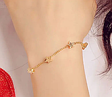 Браслет зірки із зірочками Star золотий колір, фото 3