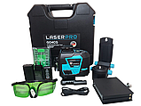 Лазерний рівень нівелір Laser PRO G04CG ВІДКАЛІБРОВАНИЙ 2 акумулятори ( Bihui Huepar), фото 2