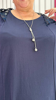 Сукня зі стрейчевого льону "Аріадна" комбінована 62-64 66-68 70-72 74-76, фото 2