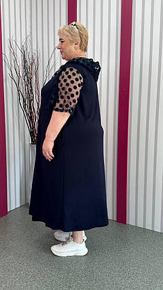 Сукня зі стрейчевого льону "Аріадна" комбінована 62-64 66-68 70-72 74-76, фото 5