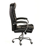 Крісло офісне комп'ютерне Benamar black (E7078), шкірзам чорний, фото 2