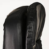 Крісло офісне комп'ютерне Benamar black (E7078), шкірзам чорний, фото 9