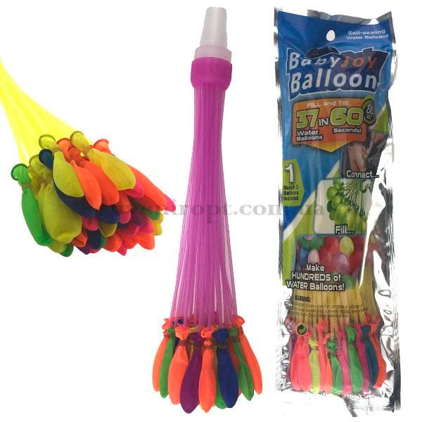 Кульки водяні бомбочки для гри набір 37 шт., фото 1