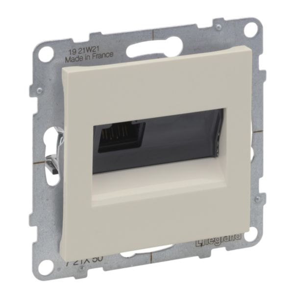 SUNO Розетка інформаційна RJ45 CAT5E UTP, колір Слонова кістка