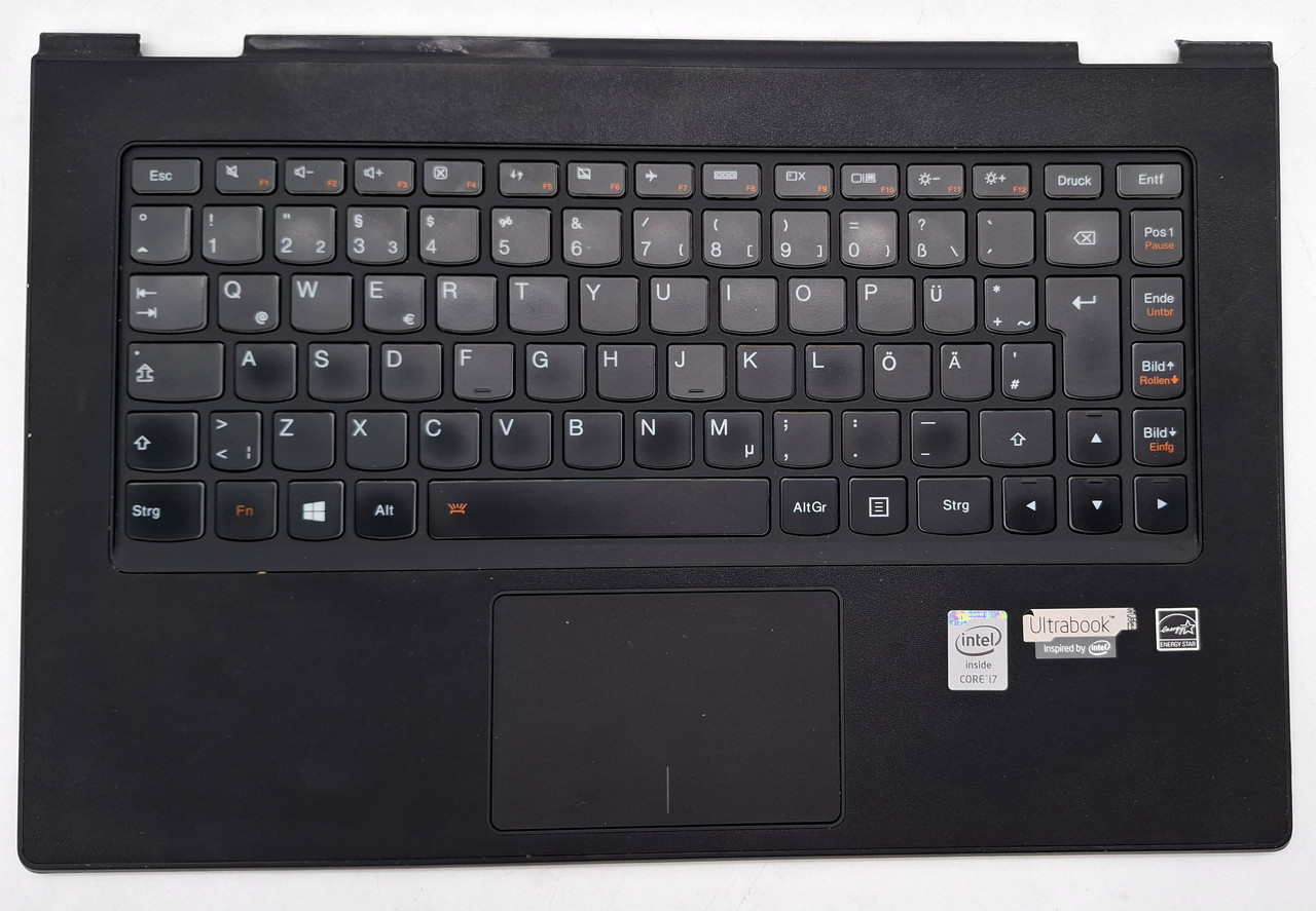 Верхня кришка корпусу з тачпадом та клавіатурою до ноутбука Lenovo YOGA 2 Pro. Б/в, фото 1
