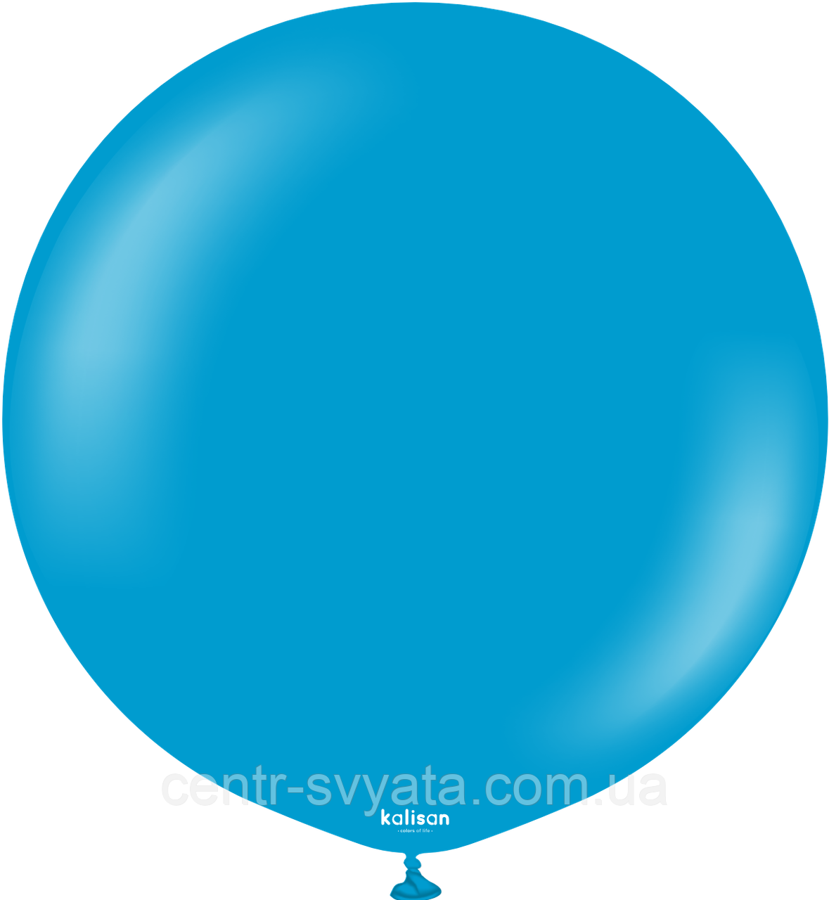 Латексна кулька Kalisan 36"(90 см) Standard Caribbean Blue | Пастель карибський синій