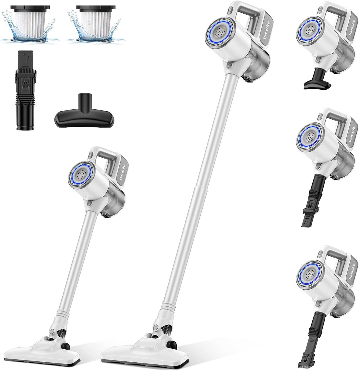 Бездротовий пилосос, ручна модель з потужністю до 30 кПа та акумулятором, тривалий час роботи, легкий ручний пилосос 6-в-1 для при, фото 1