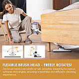 Бездротовий пилосос, пилосос з акумуляторною батареєю, Anti-Tangle, ручний пилосос 6-in-1 Lightweigt портативний, фото 4