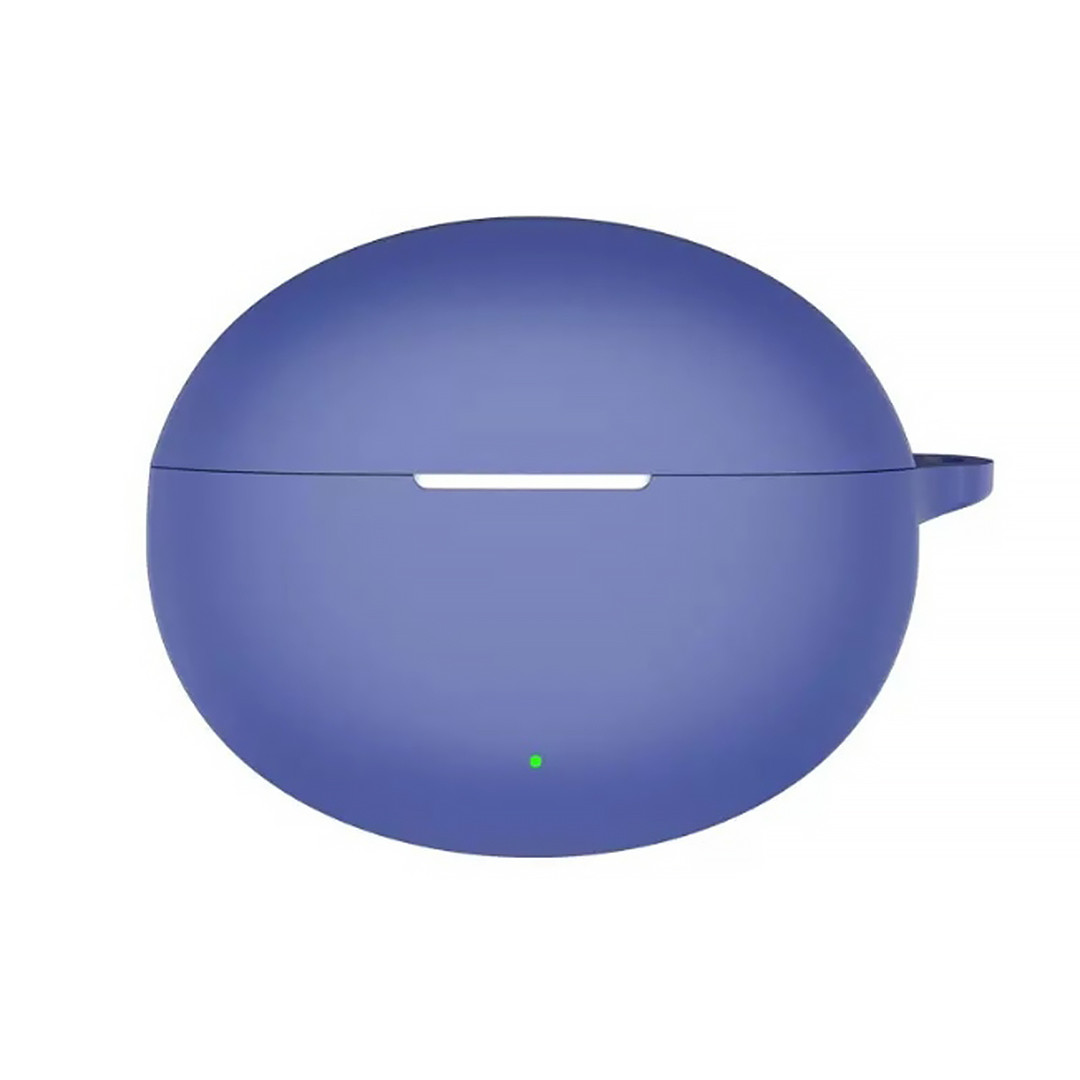 Силіконовий чохол для навушників Oppo Enco X3S (ETED1) | чохол + карабін | синій