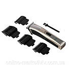 Акумуляторна машинка для стрижки волосся, 4 насадки, C24-HC005 / Чоловічий тример для стрижки бороди та волосся, фото 7