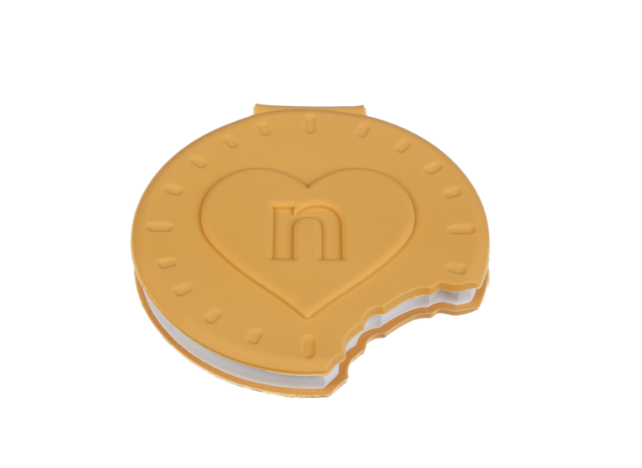 Блокнот COOKIE, 90х87мм, 80 арк., нелінований, ароматизована Soft touch обкладинка, KIDS Line, фото 1