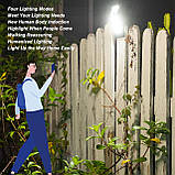 Нові сонячні ліхтарі, сонячна лампа, 72 світлодіодні лампи, IP65, водонепроникний для саду (біле освітлення), фото 8