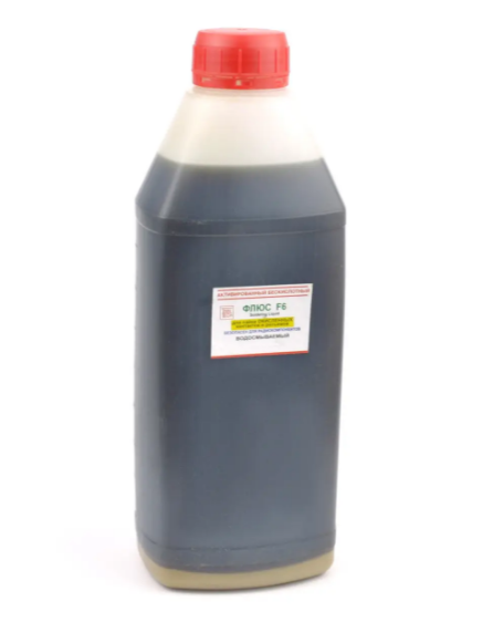 Флюс для паяння Ф-6 рідкий для паяння окислених контактів і роз'ємів 1000 мл