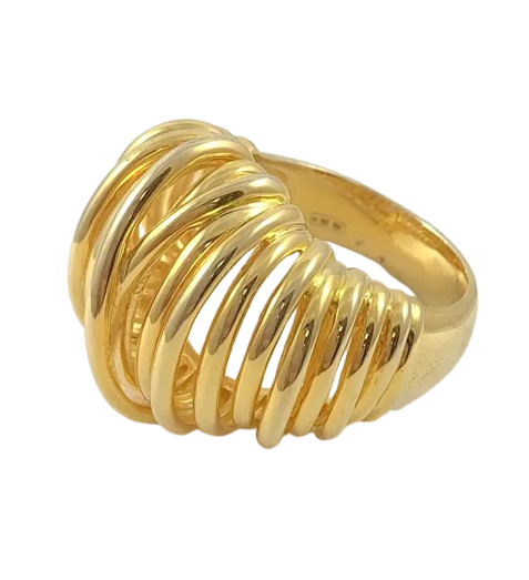 Каблучка срібна SLRI-7G, фото 1