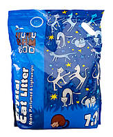 Силікагелевий наповнювач для котячого туалету  Crystal Cat Litter 7.2 л HUHUBAMBOO