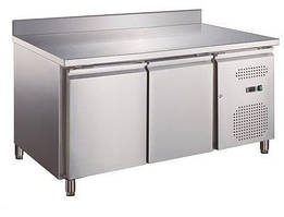 СТІЛ ХОЛОДИЛЬНИЙ HURAKAN HKN-GXRC22GN З БОРТОМ