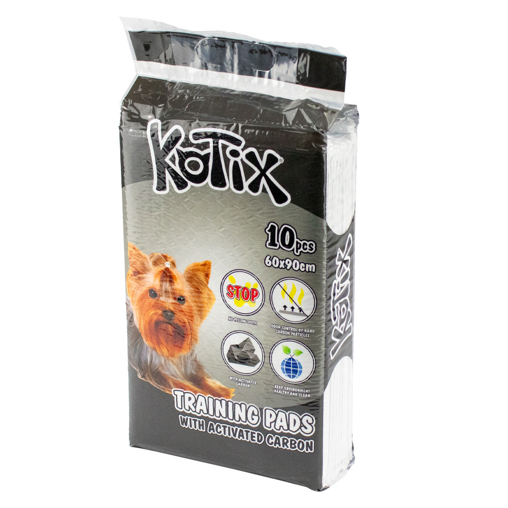 Пелюшки для собак Kotix Premium з активованим вугіллям 60*90 см, 10 шт