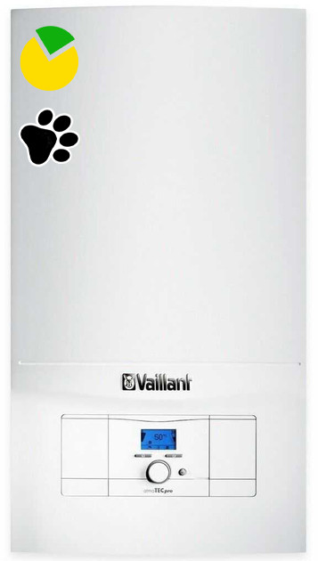 28 кВт. Газовий котел Vaillant atmoTEC pro VUW 280/5-3 (димохідний) / до 280 м2
