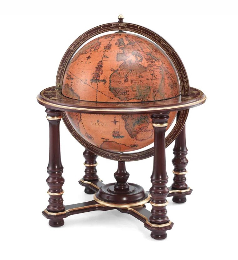 Глобус-бар підлоговий Zoffoli, Afrodite, h-104x84x84см, d-60см (248-0032), фото 1