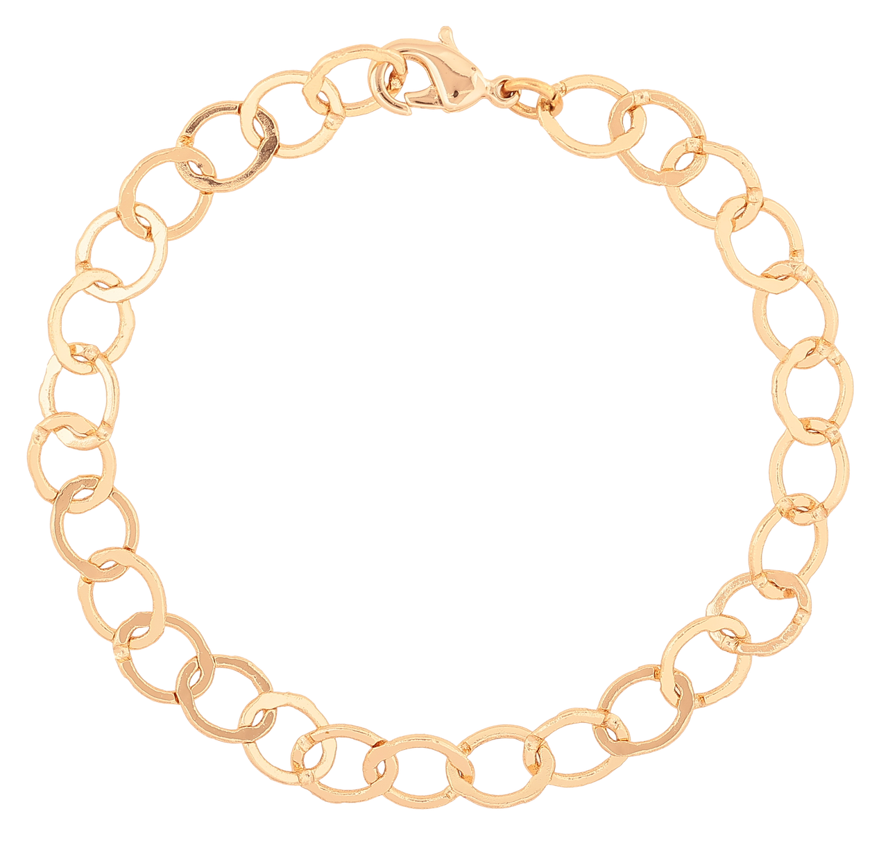 Браслет Xuping M&L Колір 18K «Ланцюжок Якірний» довжина 19.5см х 7мм, фото 1