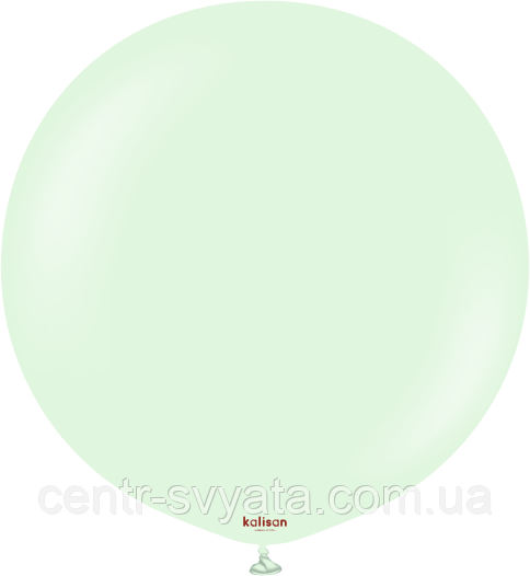 Латексна кулька Kalisan 36"(90 см) Macaron Pale Green | Макарун блідо-зелений