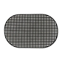 Пластикова канва-донечко для сумки, овал, 20*12.5см, чорна