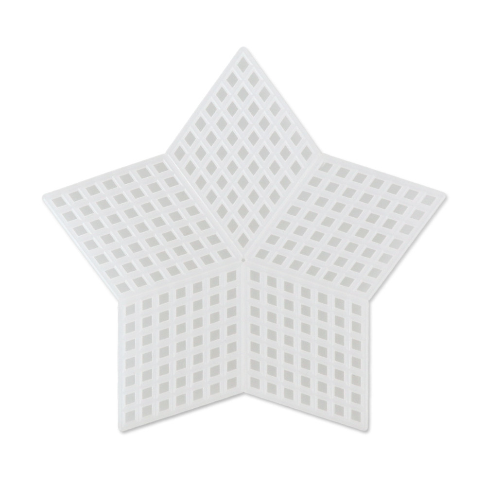 Пластикова канва, зірка, 8.8*8.8 см, фото 1