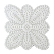 Пластикова канва, метелик, 11*11 см, біла