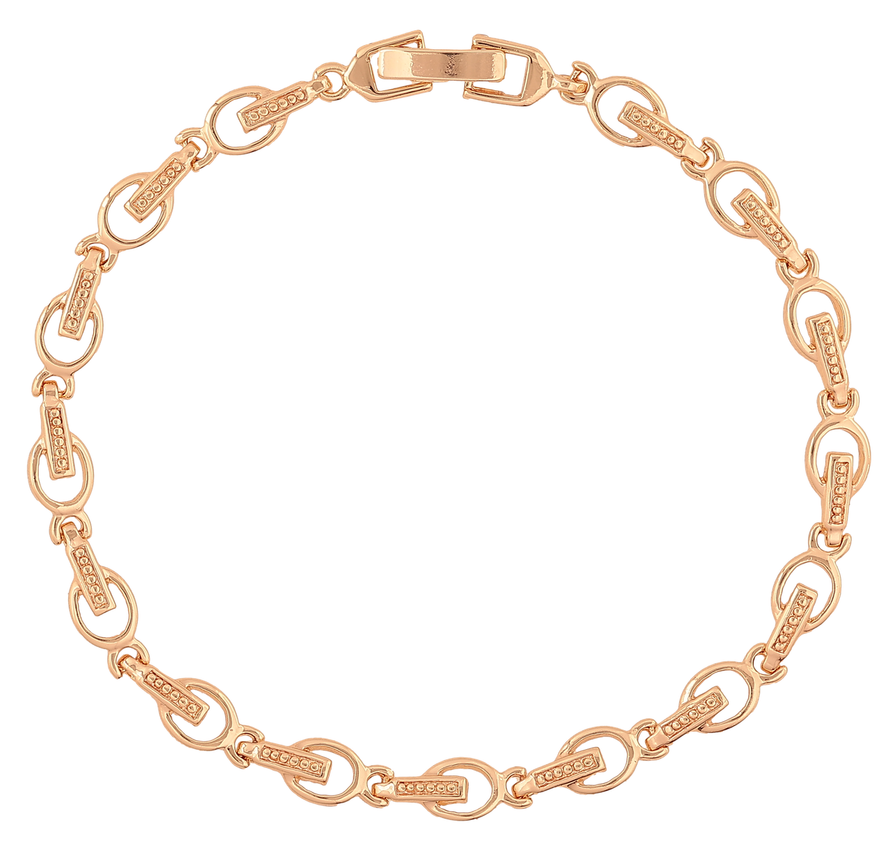 Браслет Xuping M&L Колір 18K «Декоративний візерунок» довжина 19см х 2-5мм, фото 1
