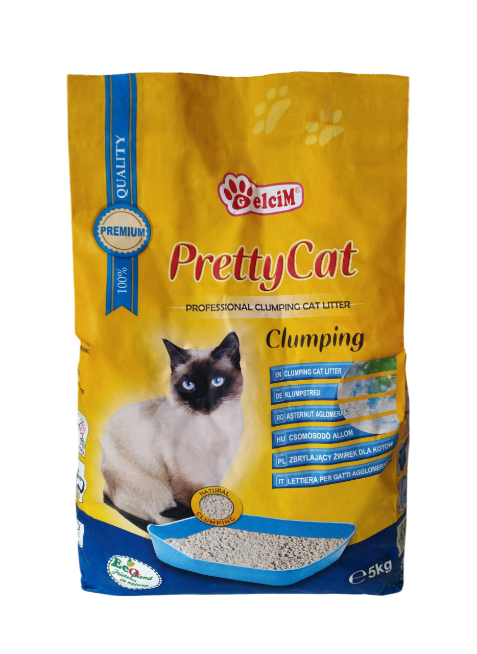 Pretty Cat (Претті Кет) наповнювач бентонітовий 5 кг