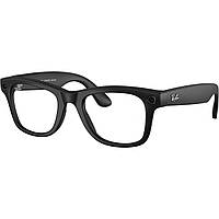 Ray-Ban Meta Wayfarer Standard - Matte Black / Clear to Graphite Green Transitions (RW4006 601S1M 50-22)