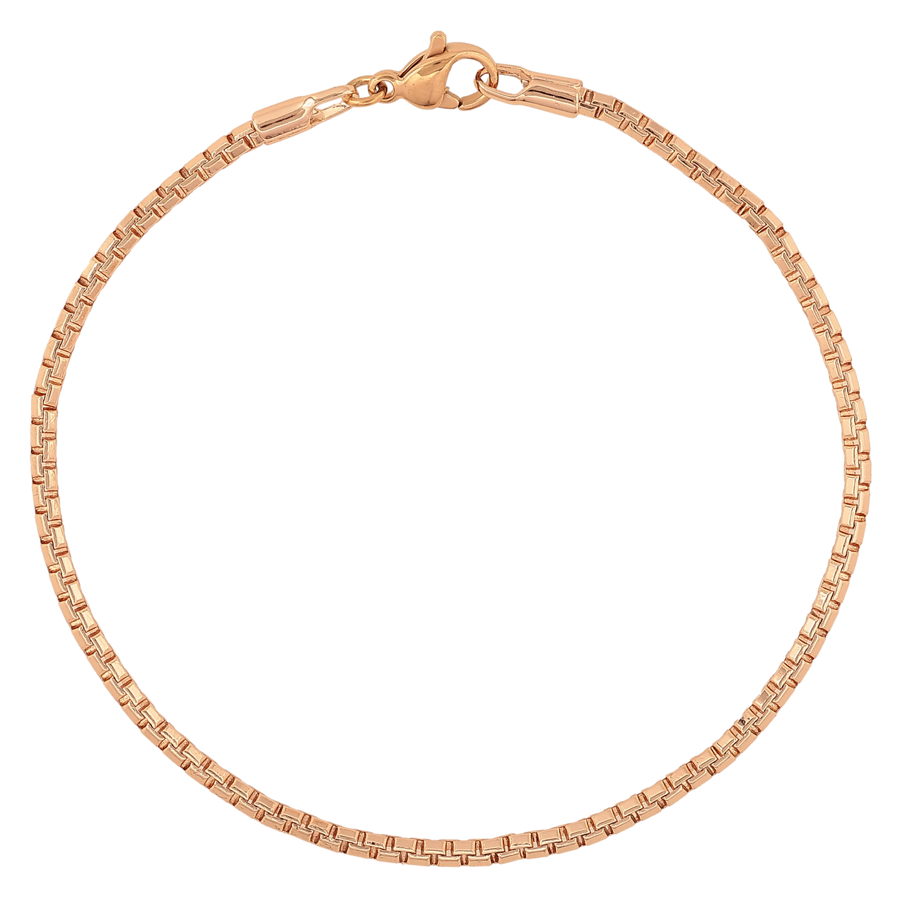 Браслет Xuping M&L Колір 18K «Ланцюжок плетіння Венеціанське» довжина 20см х 2мм, фото 1