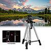 Штатив для телефона гарний Tripod 3110 0,35-1.02м, Штатив для софтбокса, Штатив ZJ-871 для монокуляра, фото 9