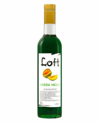 Сироп ТМ LOFT "Зелена Диня" 900г, 9пл./ящ., фото 1
