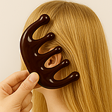 Масажер гребінь для голови, шиї та тіла Гуаша, фото 7